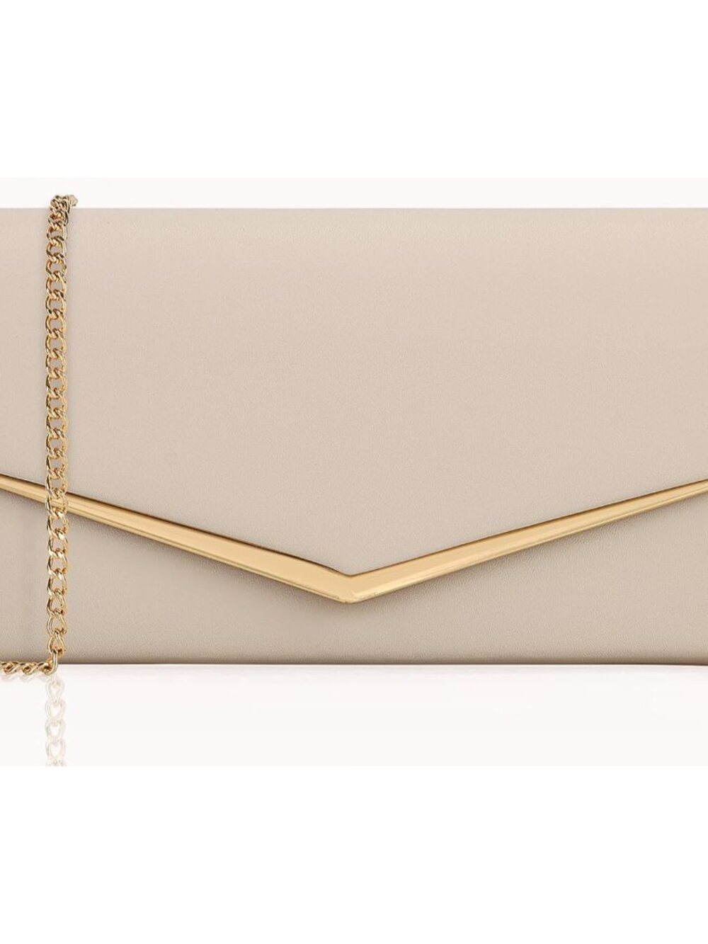 Women’s Evening Handbag Vegan Leather Ladies Envelope Clutch Classic Elegant Pur